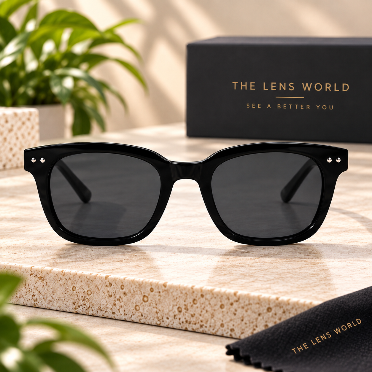 Trendy Black Sunglasses