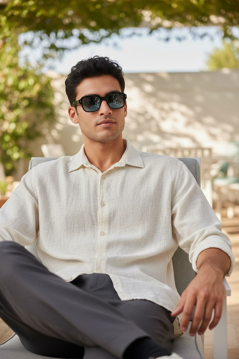 Premium Light Blue Sunglass