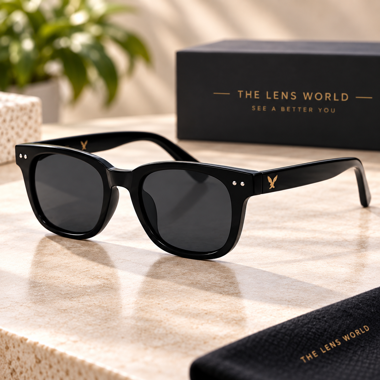 Trendy Black Sunglasses