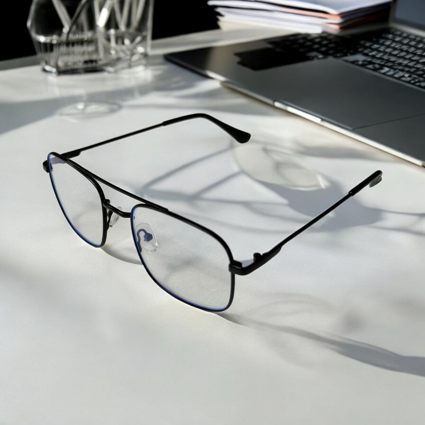 Aculus Frames with anti blue cut glass replaceable with any lenses